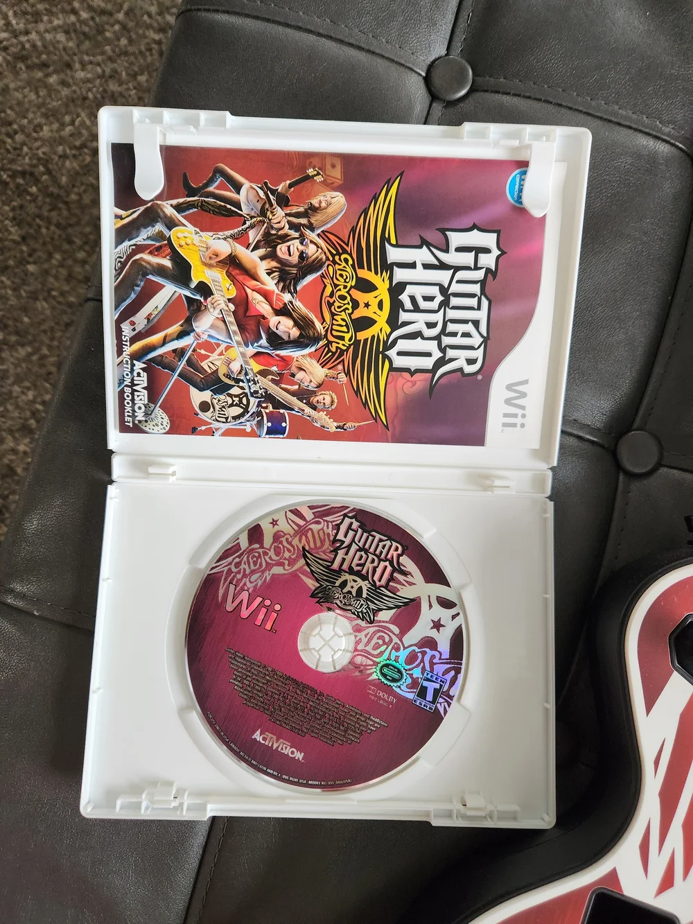 Nintendo Wii Aerosmith Game & Guitar